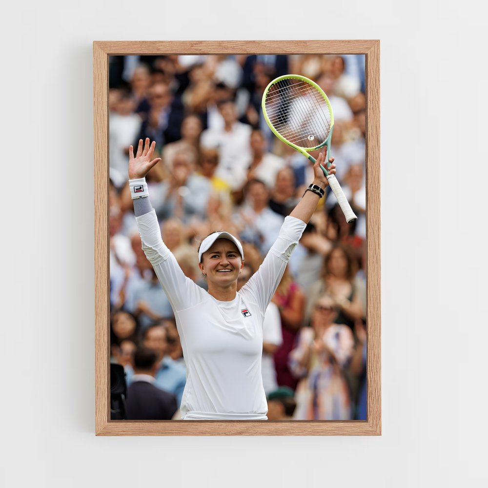 Poster Barbora krejcikova encourager – affiche Tennis (vue 4)